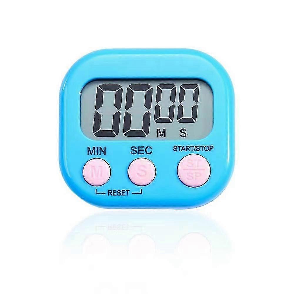 LED Counter Display Alarm Clock Manual Electronic Countdown Sports Magnetic Digital Timer Kitchen Cooking Shower Study Stopwatch