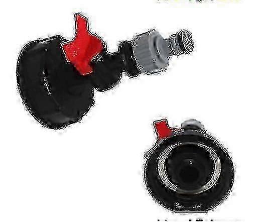 New High Quality Plastic 3/4 Inch Thread Faucet with S60x6 Adapter Valve - Only Faucet Included for Garden Irrigation