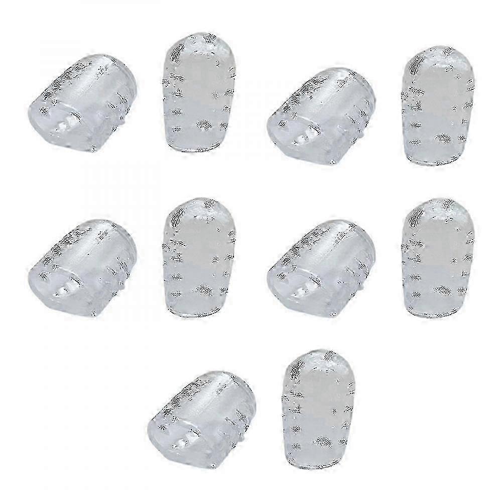 10pcs Silicone Anti-friction Toe Protector, Clear Breathable Silicone Toe Caps