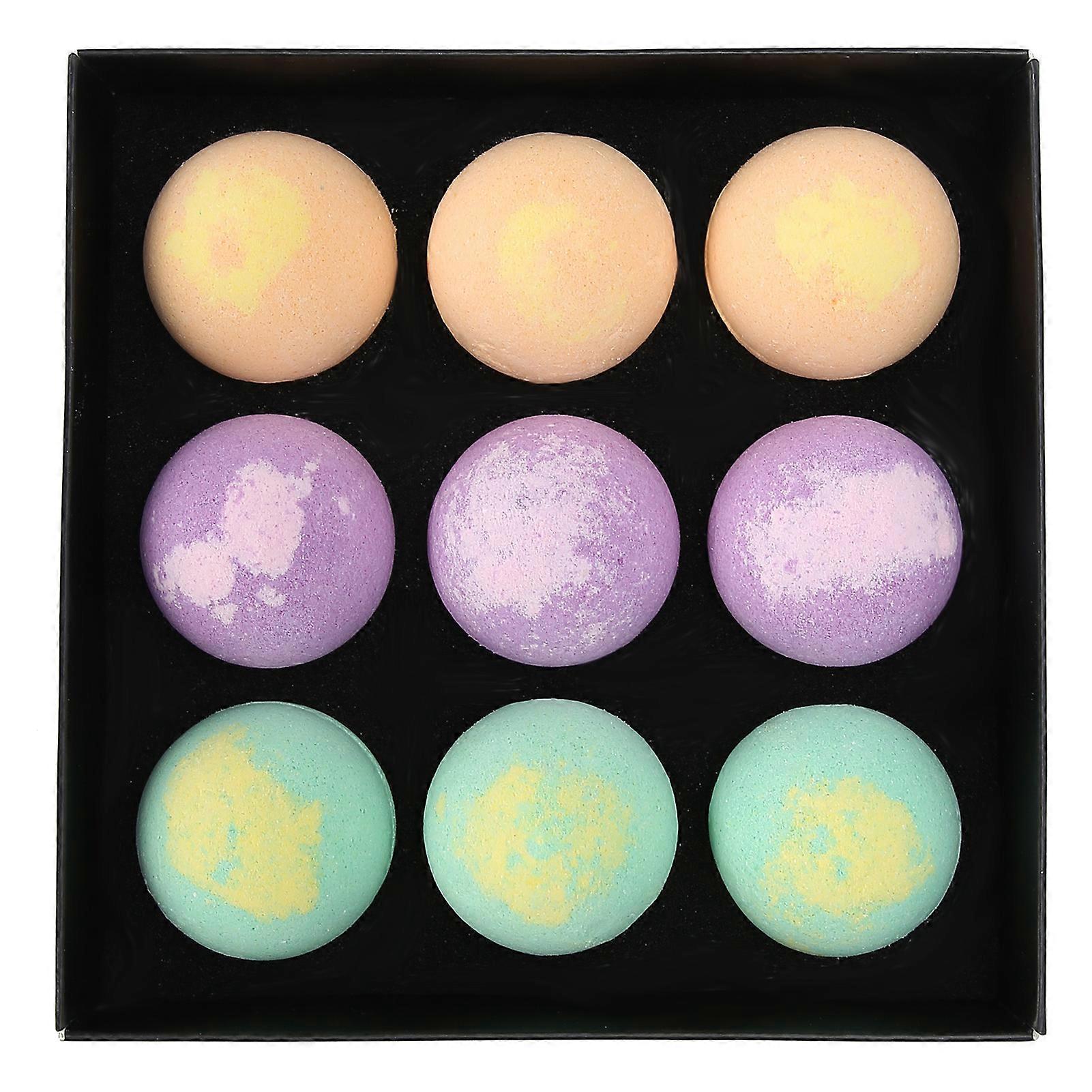 Plant Extract Bath Salt Balls 30g x 9pcs Moisturizing Bubble Bath