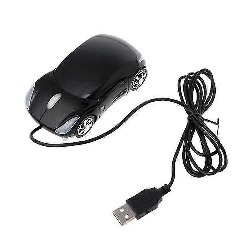 RYRA Durable Wired Mouse 1000DPI Mini Car Shape USB 3D Optical Innovative 2 Headlights