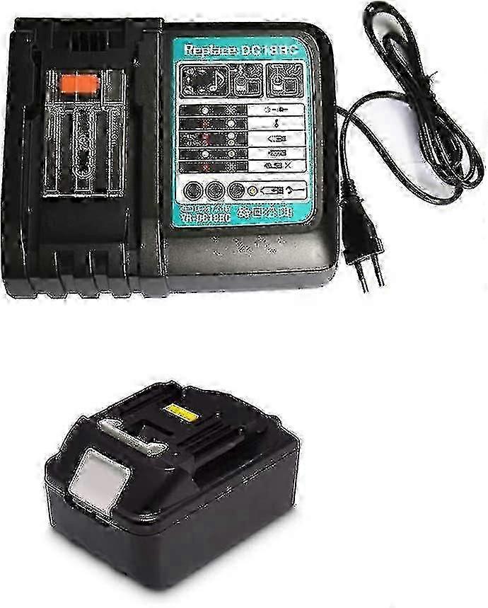 2025 18v 4.0ah Spare Battery With 3a Charger Replace For Makita Dmr110 Dmr112 Dmr115 Dmr107 Dmr108 Dmr114 Dmr100 Dmr106 Dmr102 Dmr104 Dmr101 Dmr103b B