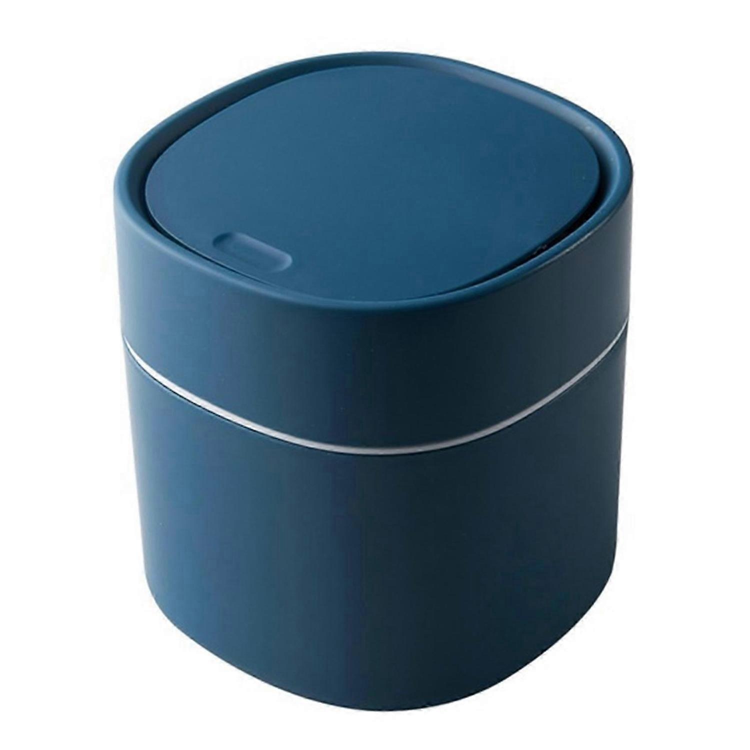 Mini Trash Can Desktop Waste Bin with -Open Lid A