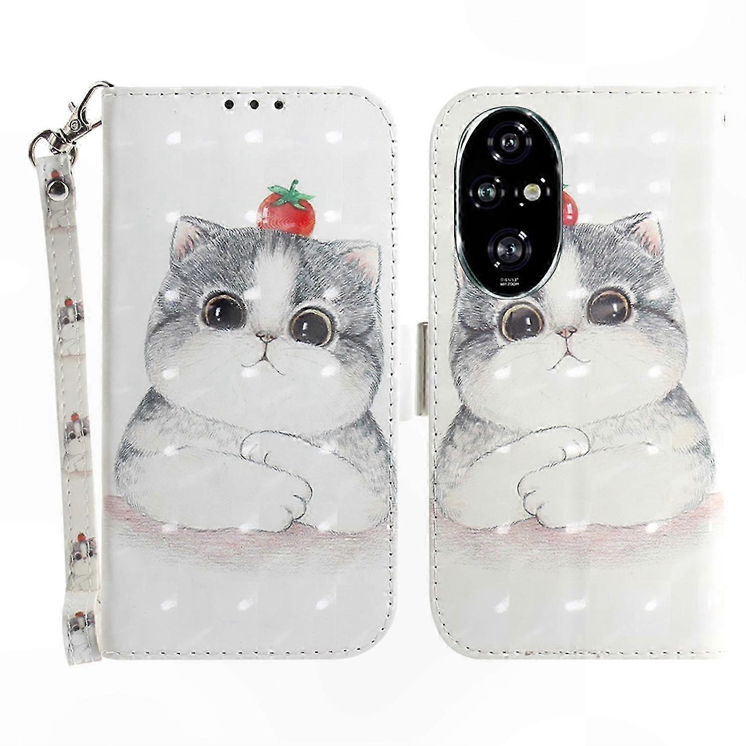 Magnolia Pattern PU Leather Wallet Case for 5G Smartphone Cover