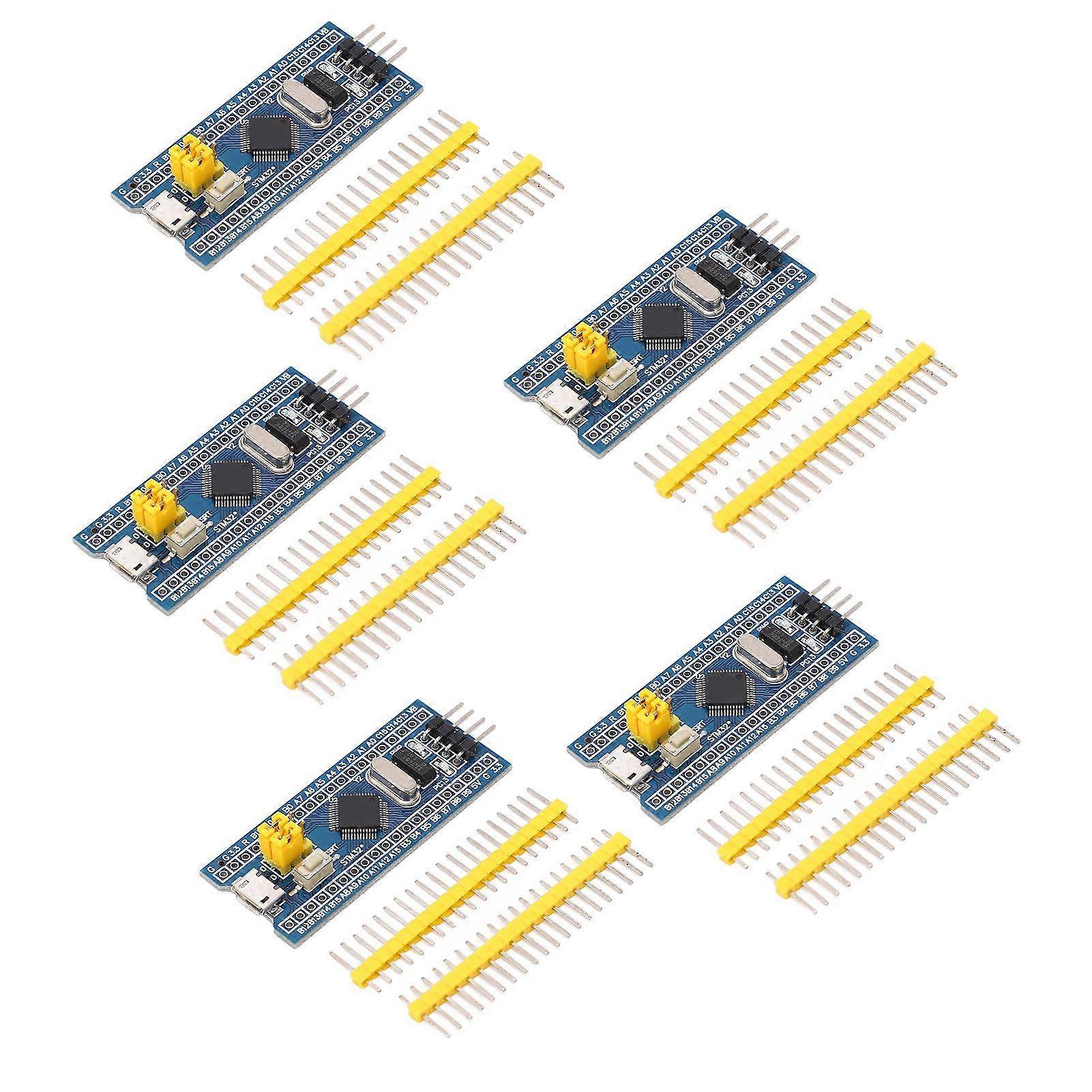 5pcs STM32F103C8T6 Minimum System Development Board 40Pin Micro USB Learning Module