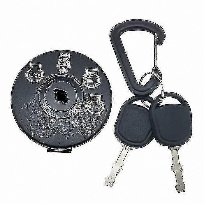 Ignition Key Switch for Riding Mowers and Tractors Compatible with Multiple Brands and Models