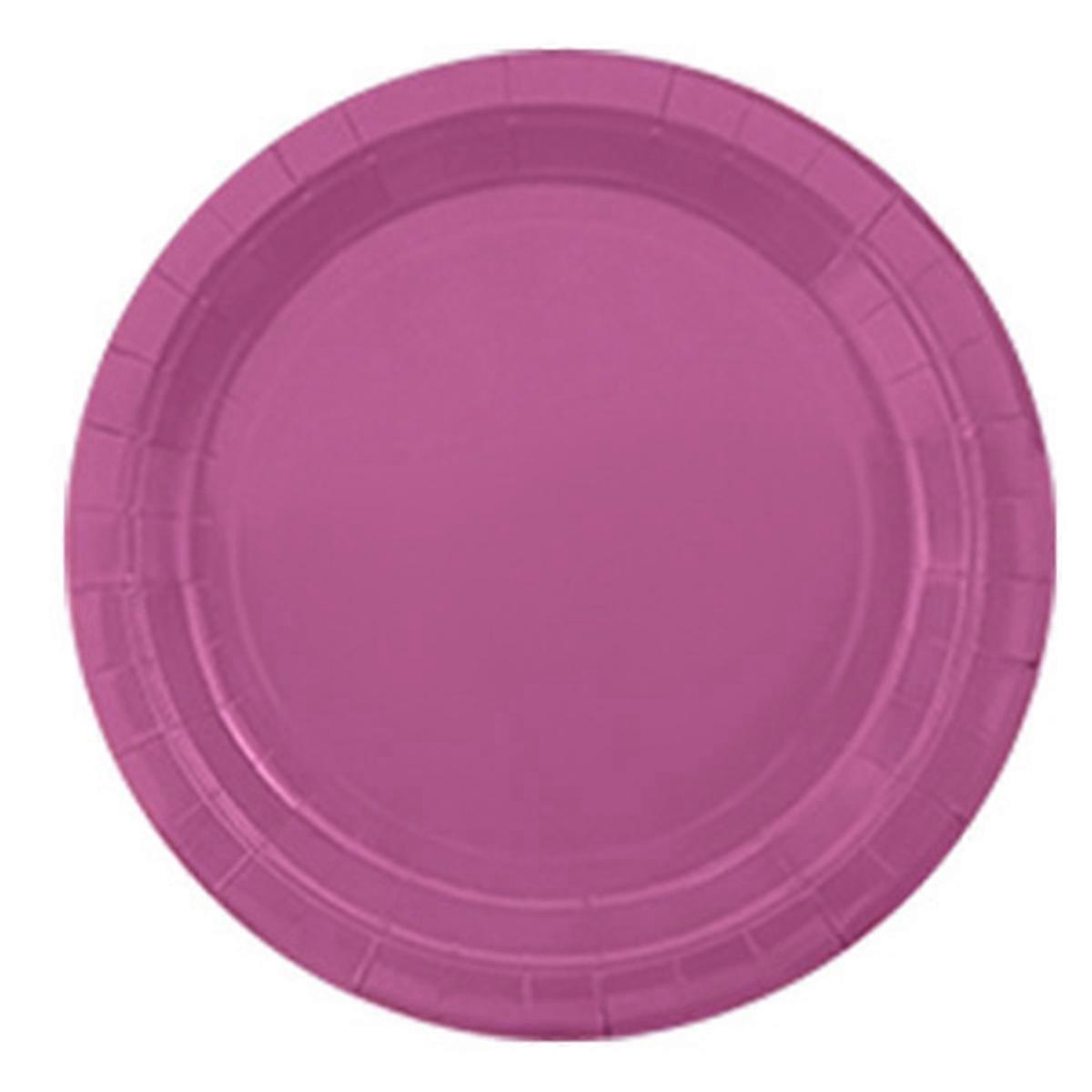 Paper Plate Macarons Pure Color Series Fruit Cake Picnic Dessert 9-Inch Plate Grape 