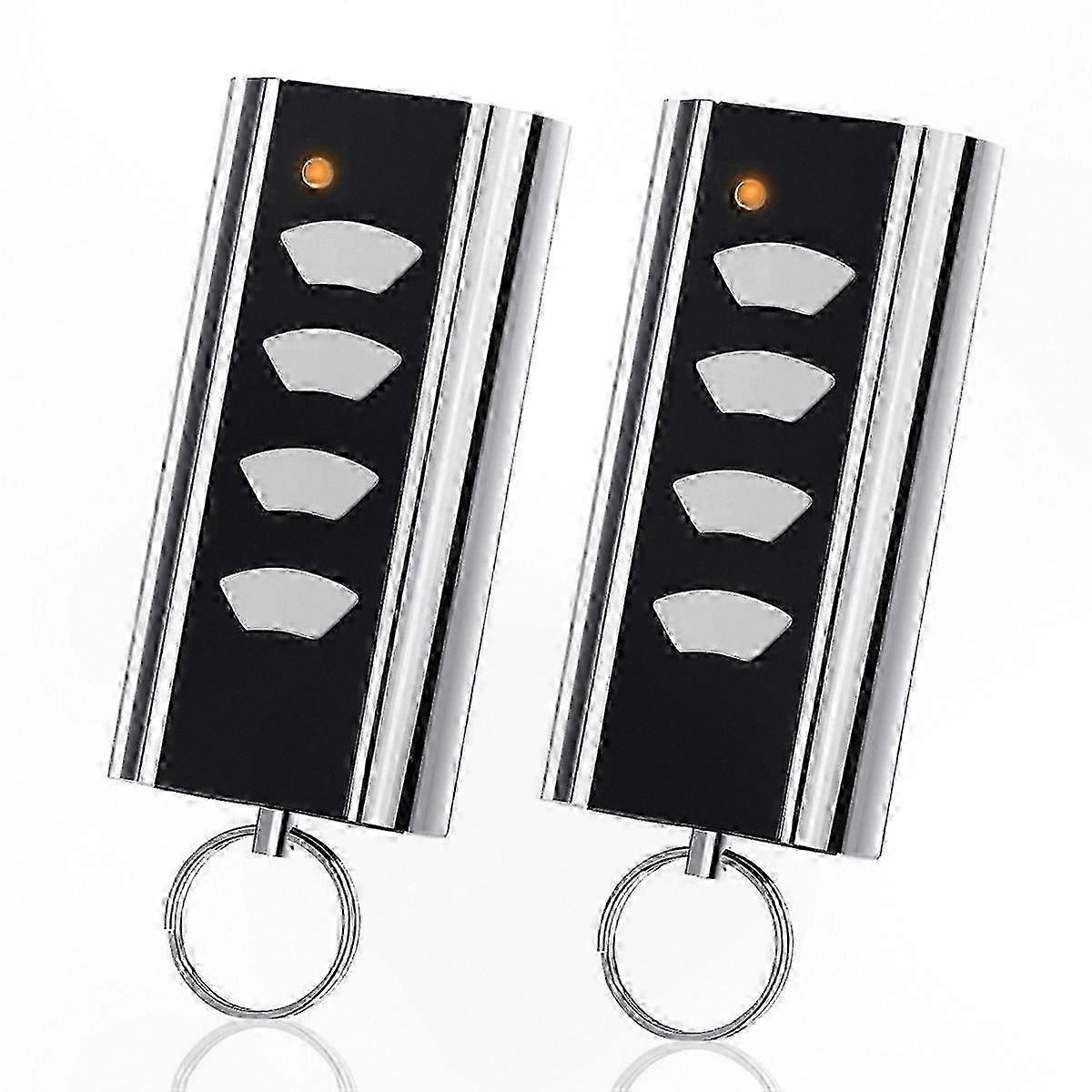 Universal 433MHz Garage Door Remote Control Replacement, 2-Pack Compatible with Most Systems