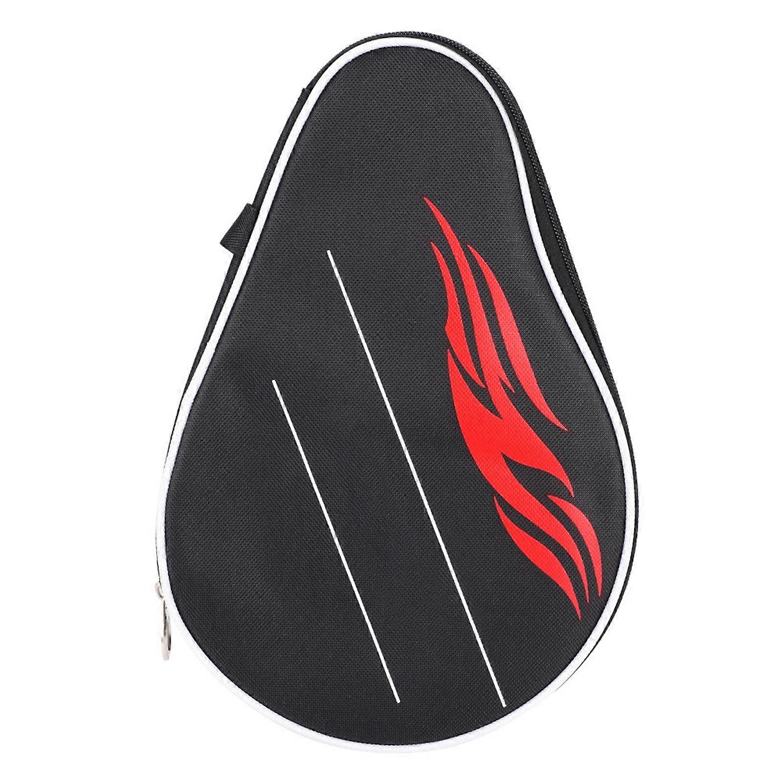 Table Tennis Racket Case with Paddle Bat Bag and Ball Pouch, Portable Ping Pong Paddle Storage for Outdoor Indoor Use