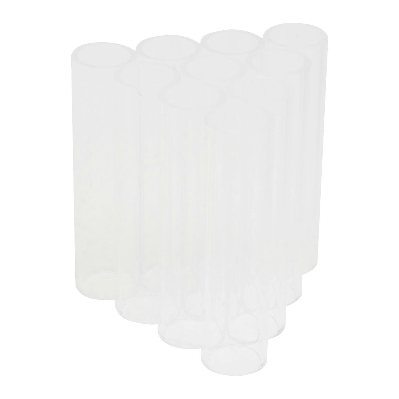 Fish Shrimp Hiding House Acrylic Spawning Hole For Aquarium Transparent 8x8cm Shelter 1Set