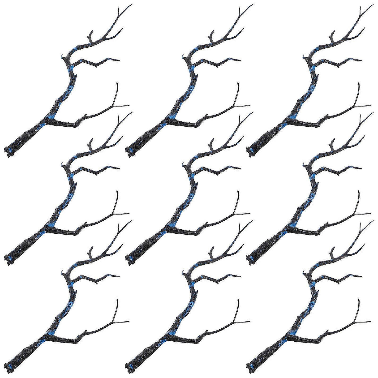 Dried Tree Branches With Antler Shape For Cosplay Accessory 20 Pcs Plastic Multi Color Halloween Christmas Decor