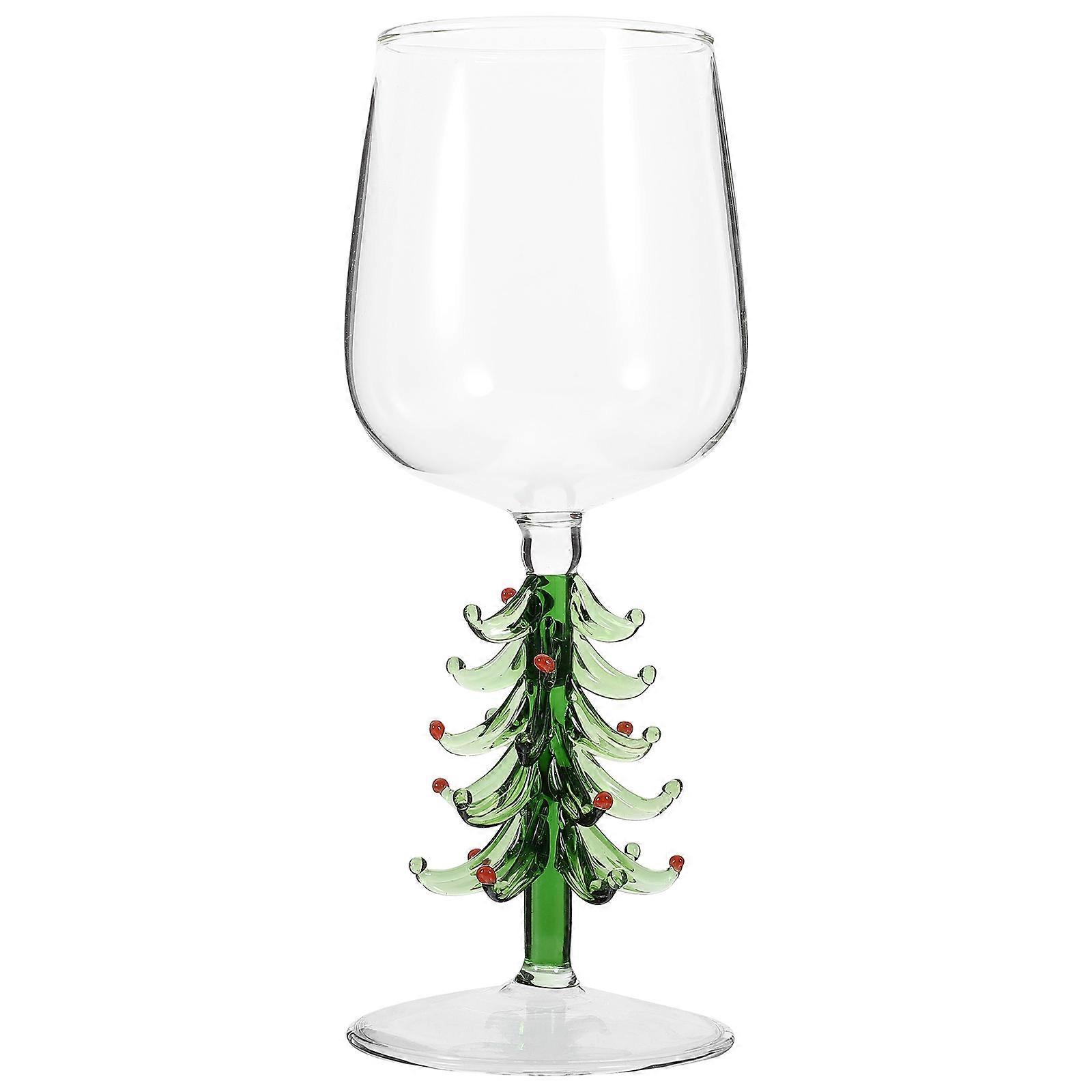 Wine Glass Decorative Wine Goblet for Drinking Use Tree Shaped 4Pcs