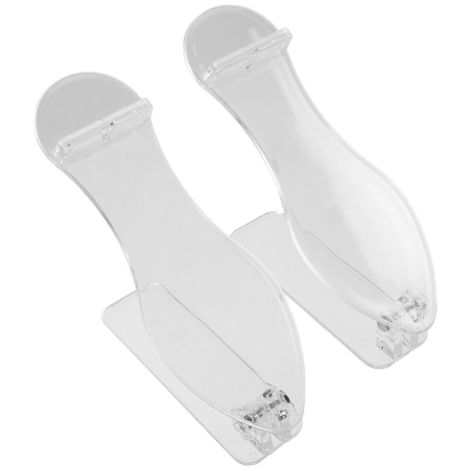 Shoe Storage Rack Transparent Shoe Display Holder for 8Pcs Set