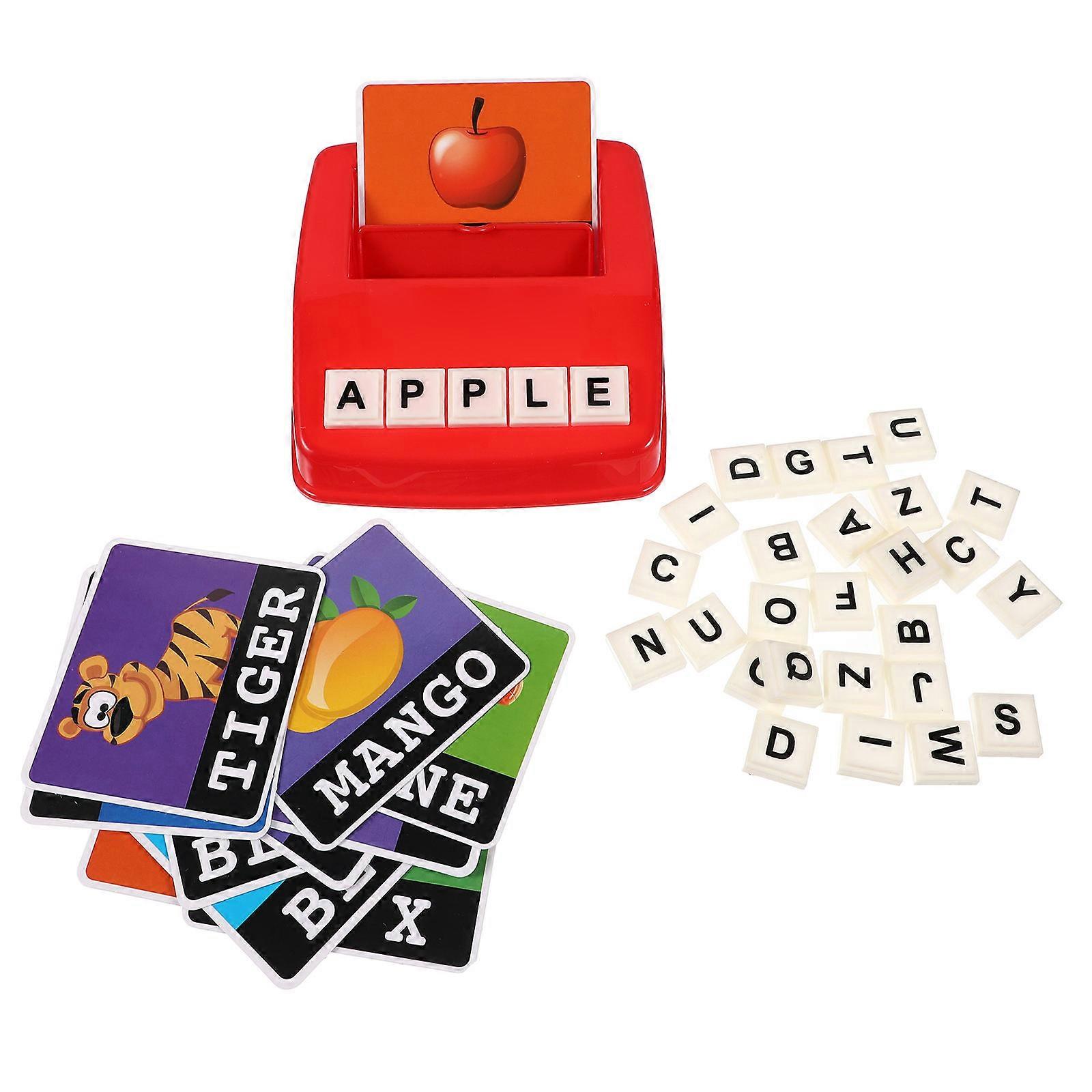Educational Toy Matching Letter Game Machine for Word Learning 2Sets