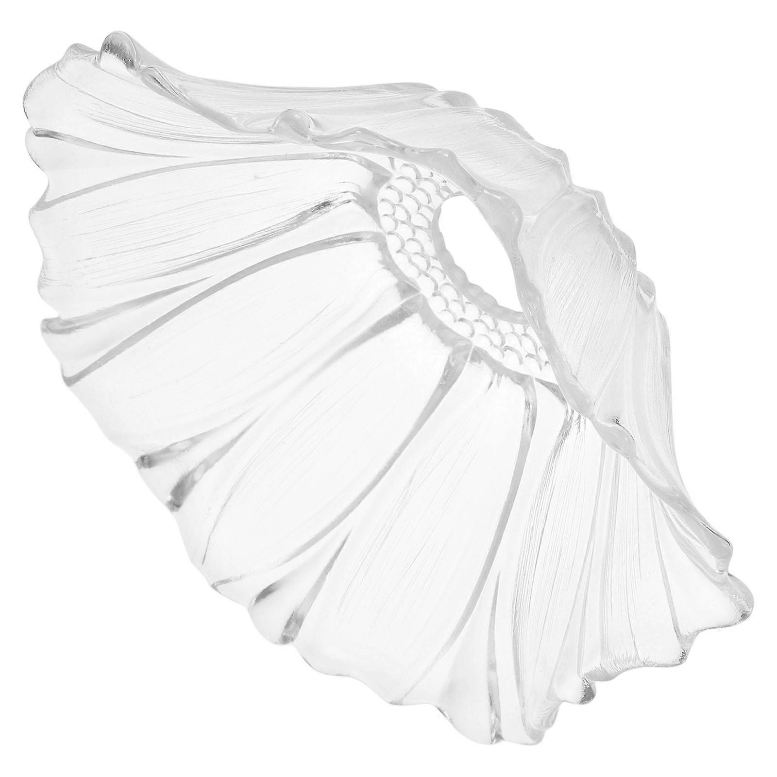Transparent Flower Shaped Glass Lamp Shade For E27 Fixtures Decorative Lighting 2Pcs Retro Design