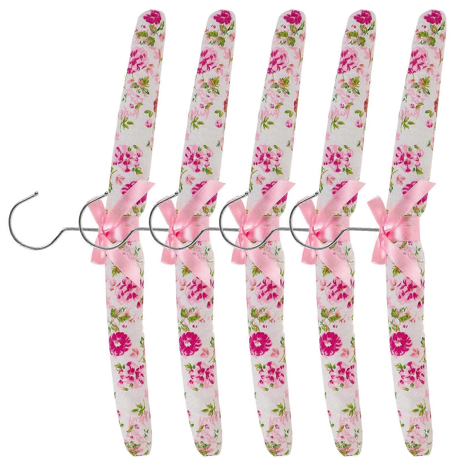 10 Pcs Sponge Hangers Soft Padded Clothing Organizer Non-slip Closet Storage for Dresses Sweaters Assorted Color