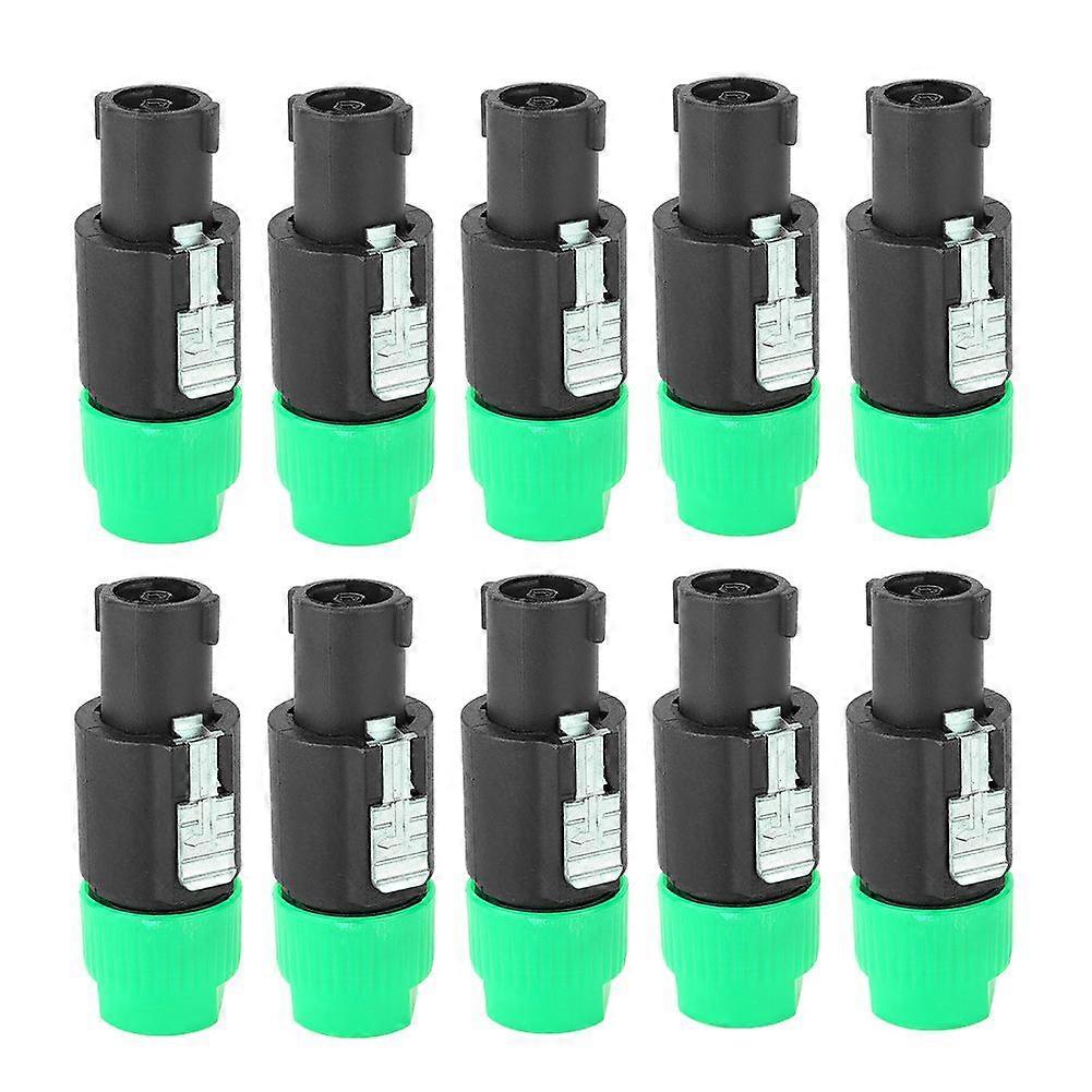 High quality  10pcs waterproof four-core speaker plug C-NL4FC audio connector