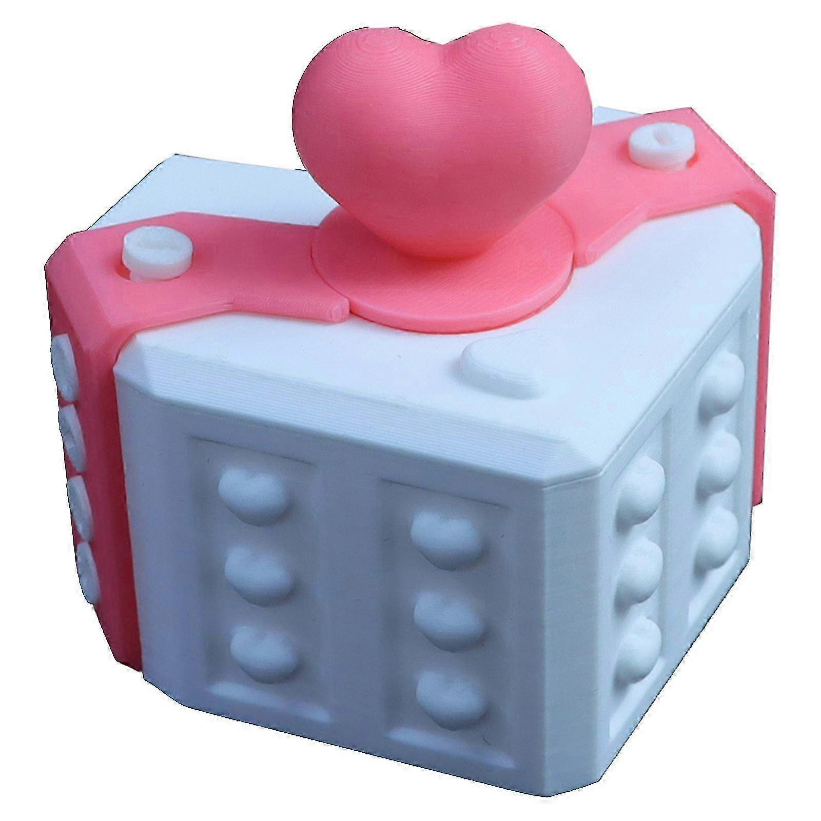 Annoying Gift Box with Screws, 3D Printed Puzzle Prank Box for Valentine's Day Birthday Christmas