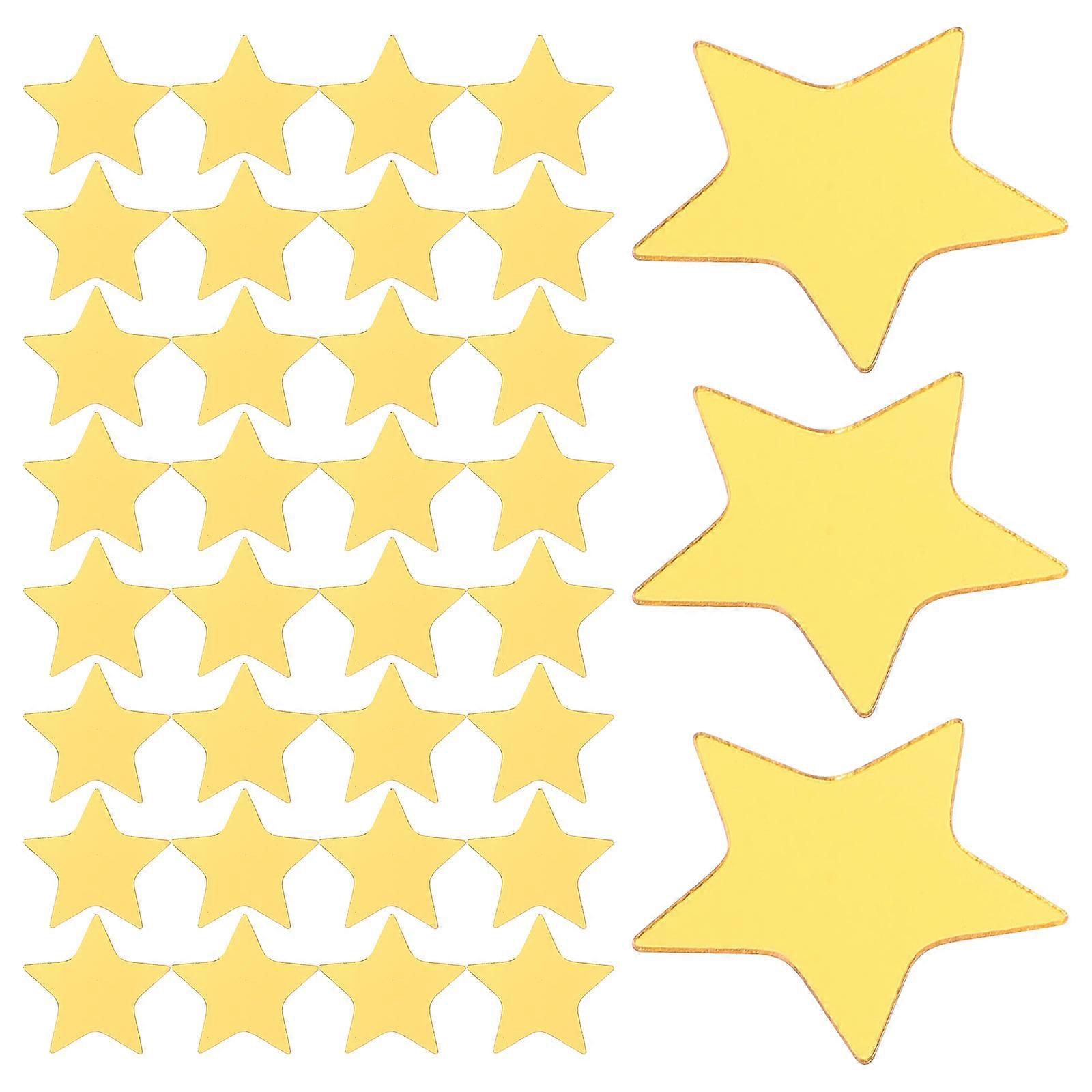 Self-Adhesive Acrylic Mirror Sticker for Decorative Wall Mirror 300Pcs