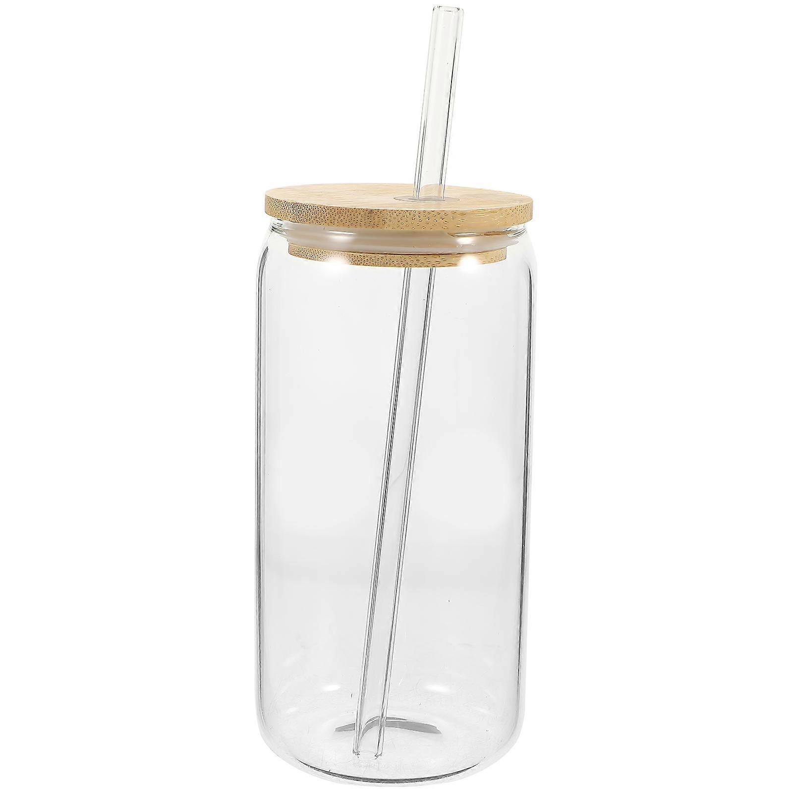 Drinking Glass with Lid Multi-Function 2Pcs Set