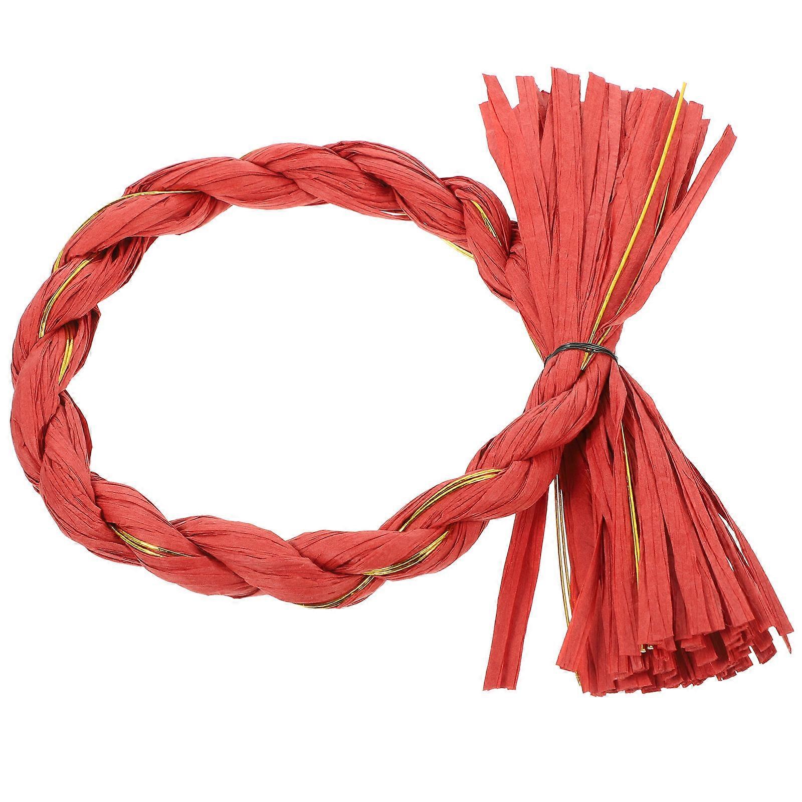 Raffia DIY Wreath 2Pcs Handmade Wreath Base Material for Party Decoration