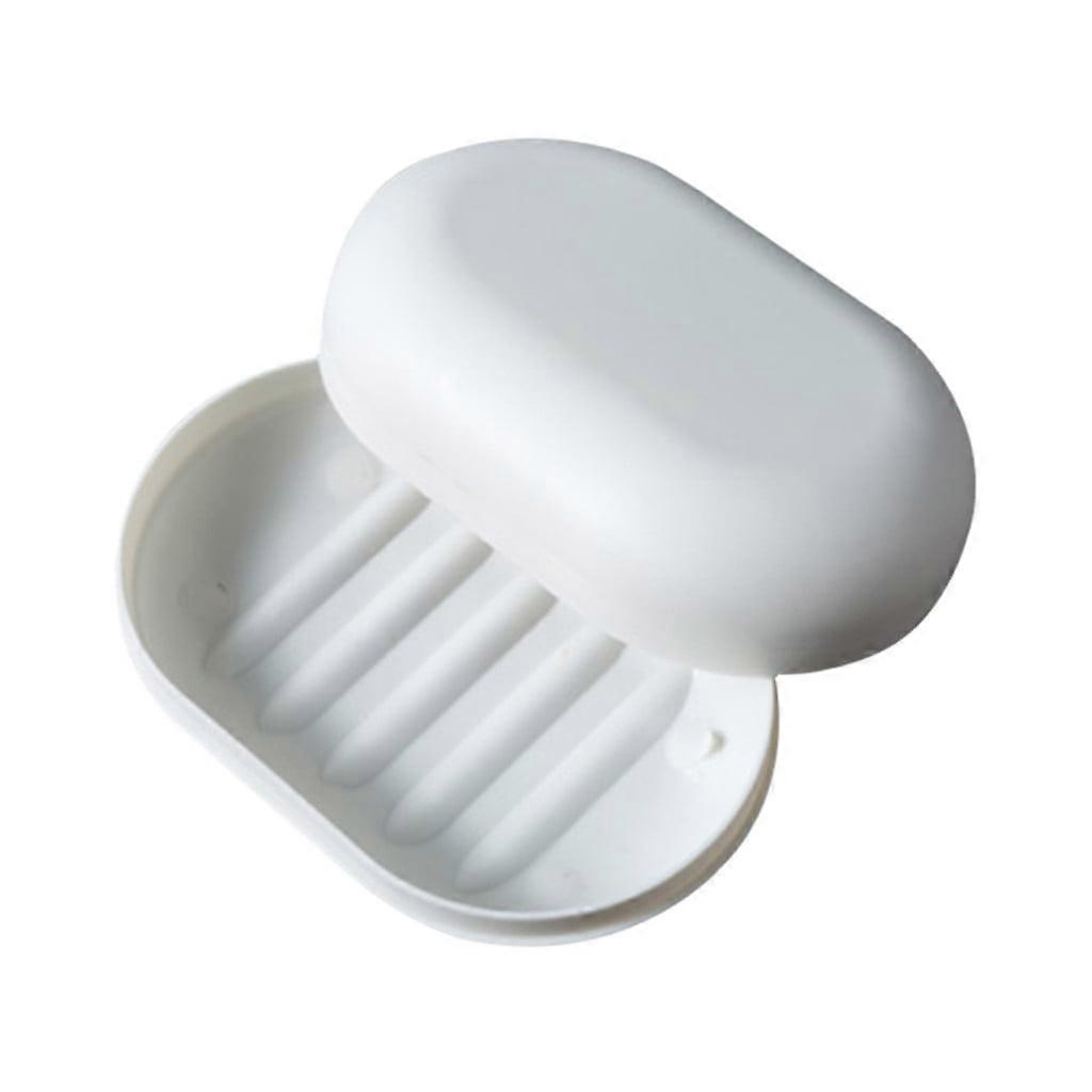 Moocorvic Soap Holder Travel Container, Portable with Lid, Compatible with Bar Soap, for Camping Gym Bathroom