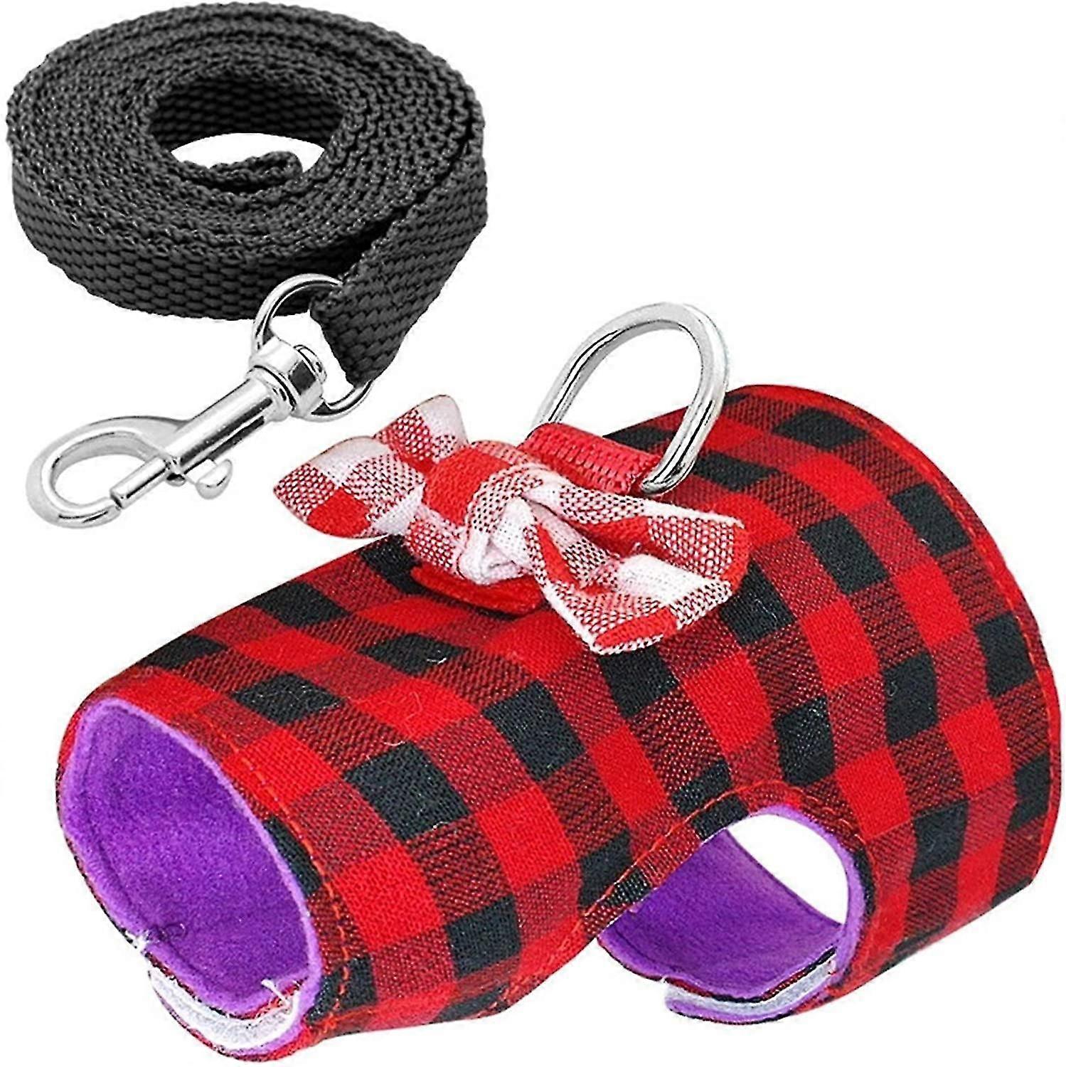 Small Pet Rabbit Harness Vest And Leash Set For Guinea Pig Bunny Hamster Puppy Bowknot Harness Harness Pet Products Strong (color : D, Size : S.)