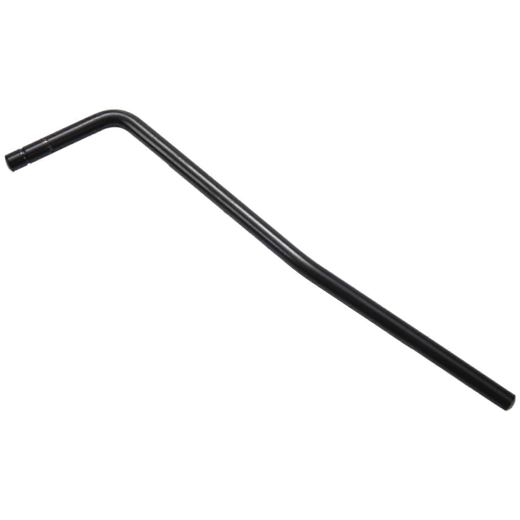 Direct Insertion Style Electric Guitar Tremolo Arm Whammy Bar - Chrome - Black / Insert Part Diamet