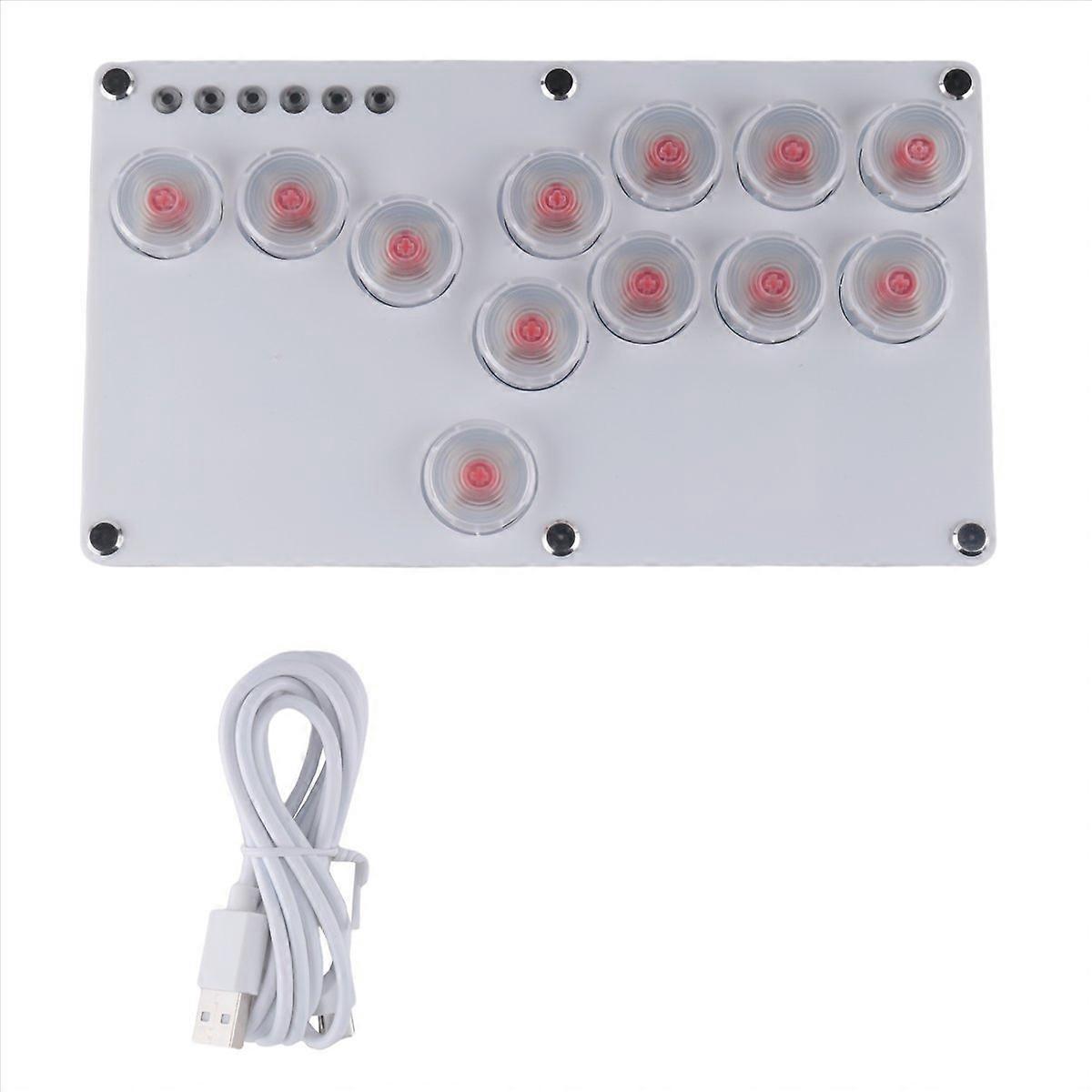 12key Joystick Hitbox Keyboard Arcade Stick Controller For PS4/PS C