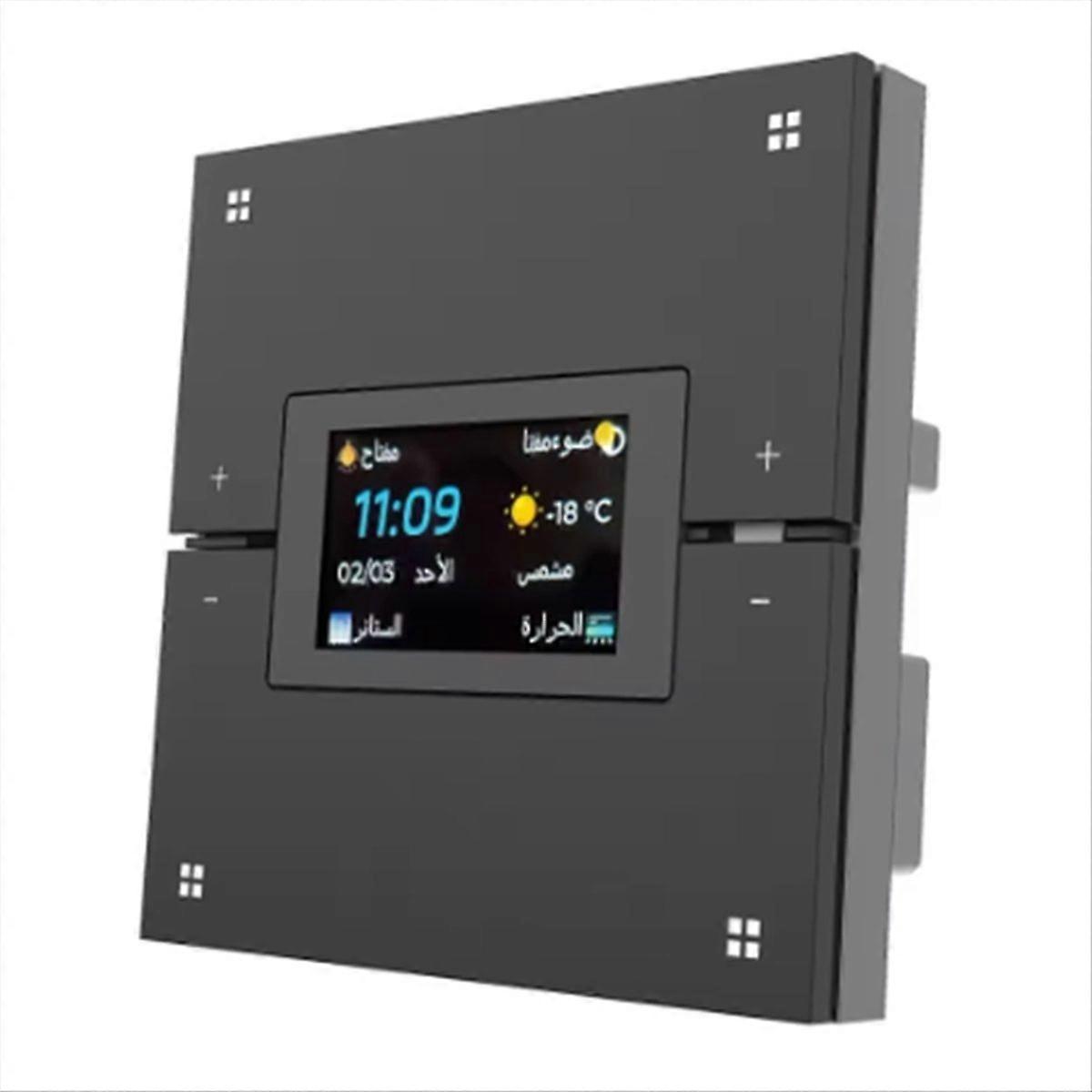 Tuya Smart Multifunctional Central Control Panel ZigBee Dimming Black