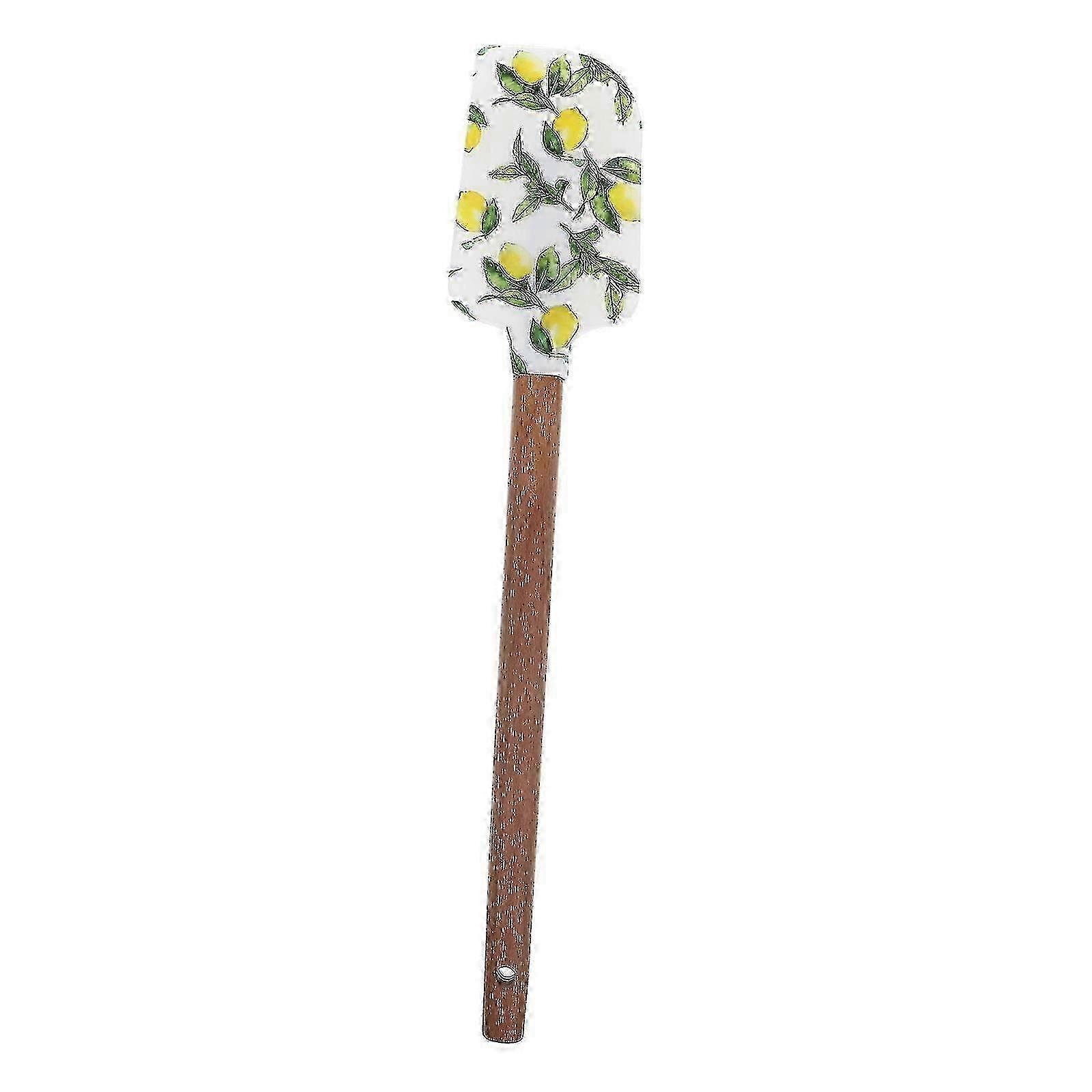 Silicone Cake Scraper with Lemon Pattern - Practical Baking Tool for Spreading Cake Cream & Spreading Function in Kitchen - Quality Scraper