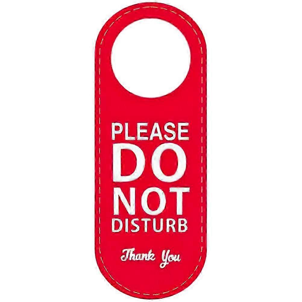 Do Not Disturb Double Sided Door Hanger Sign For Office Door 22.5X8.5Cm Privacy Indicator Assorted Color 1Set