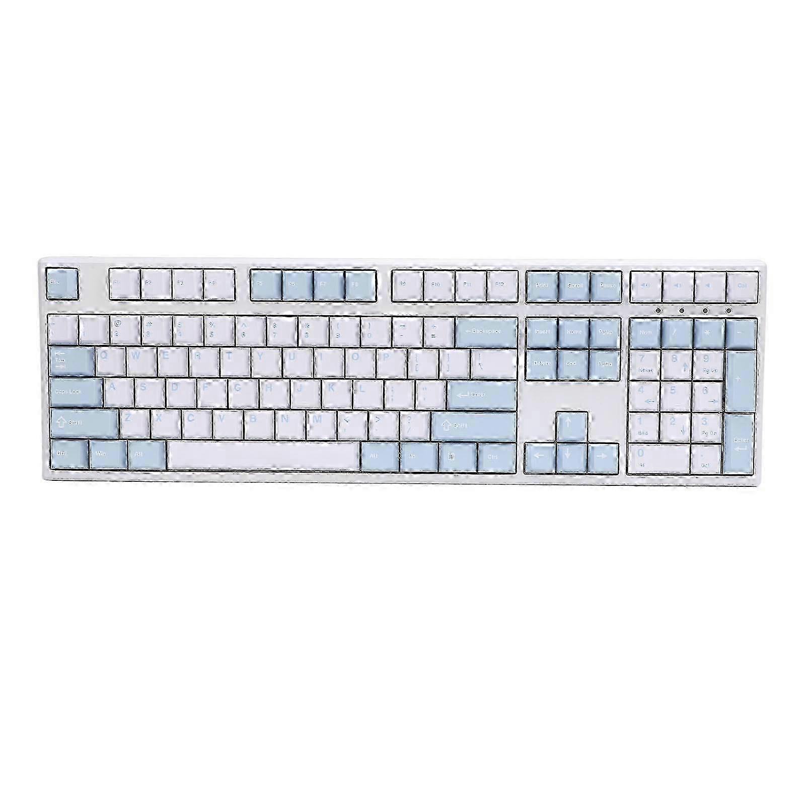Wireless Mechanical Keyboard with Red Switch 3 Modes MK108 Bluetooth 2.4G Connection