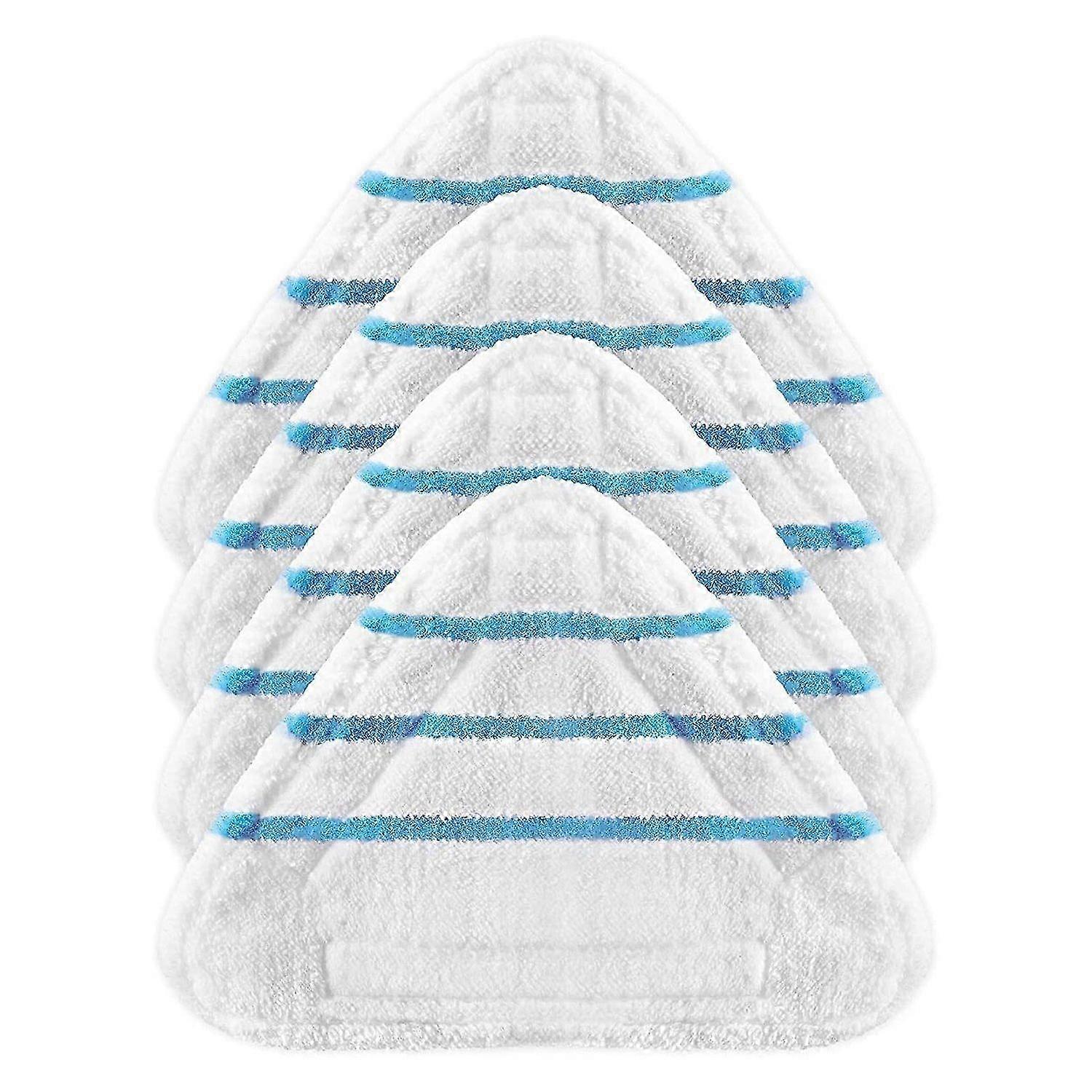 4-Pack H20 Steam Mop Replacement Pads, Triangular for SUPOR & Ariete