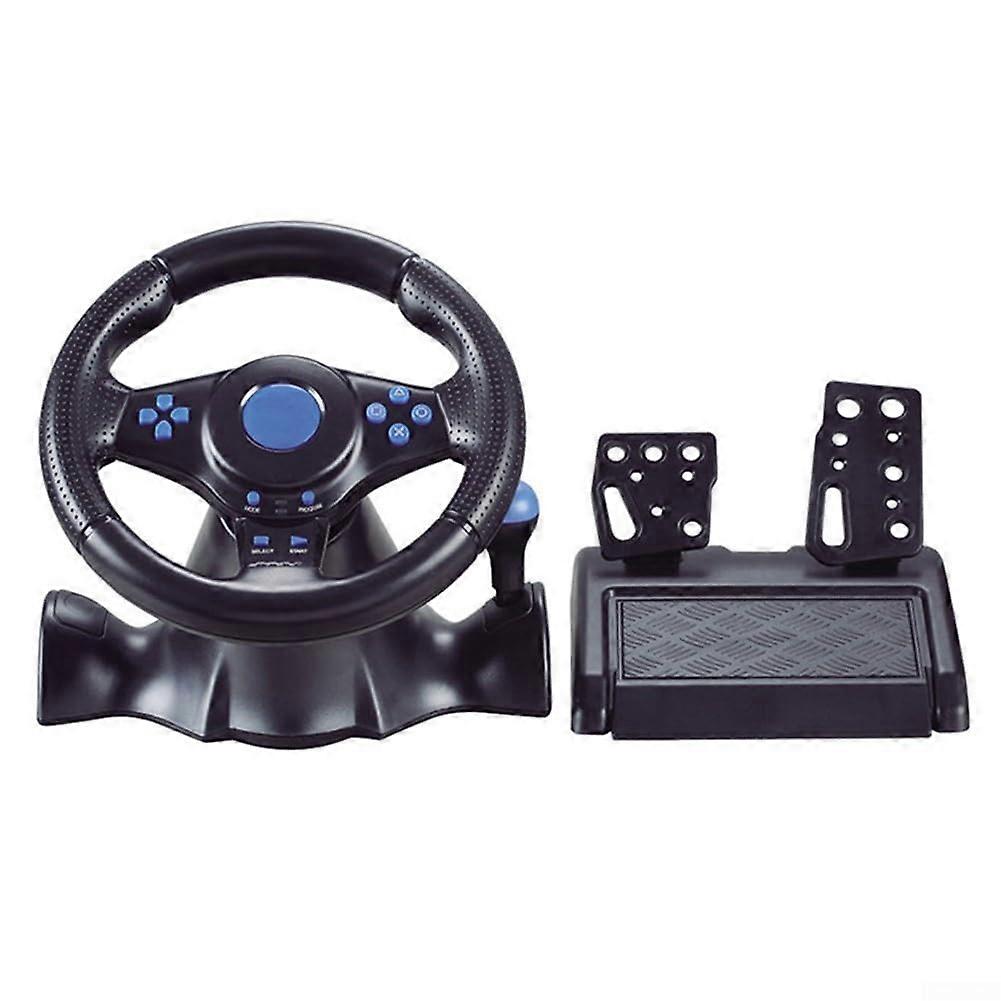 USB Steering Wheel Vibration for Switch, Xbox 360, PS4, PS3, PS2, PC  Ergonomic ABS Design for Precise Control (4 In 1)