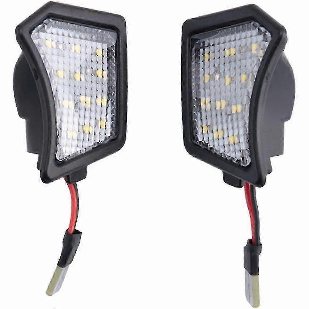 2Pcs LED Under Side Mirror Lights Welcome Puddle Lamps for C30 C70 S40 S60 S80 V40 V50 V70 XC70 XC90 31217838 bs
