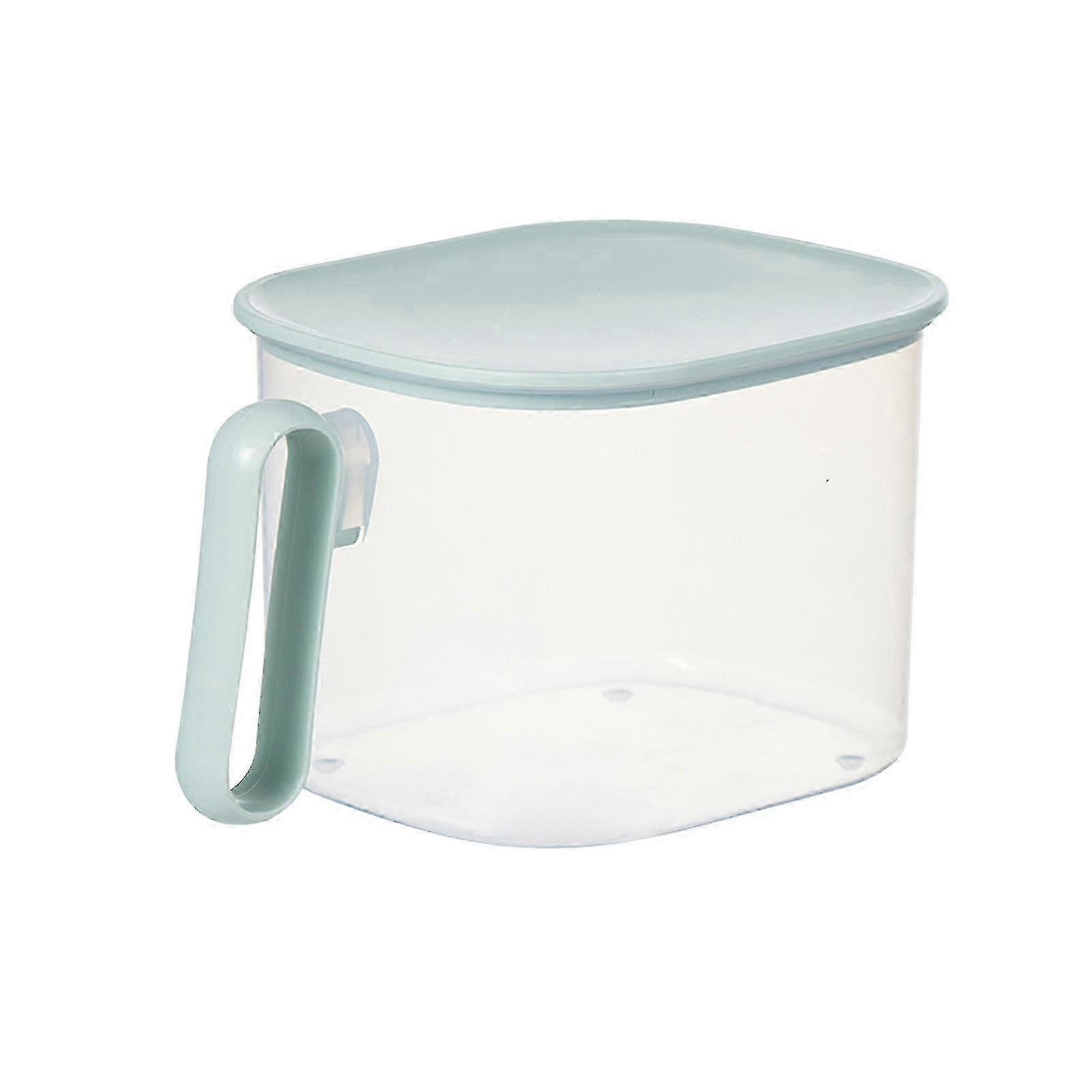 2.4 Liter Refrigerator Storage Box With Lid Transparent Large Capacity Storage Box Fruit And Vegetable Storage Box Fresh Keeping PUW1055