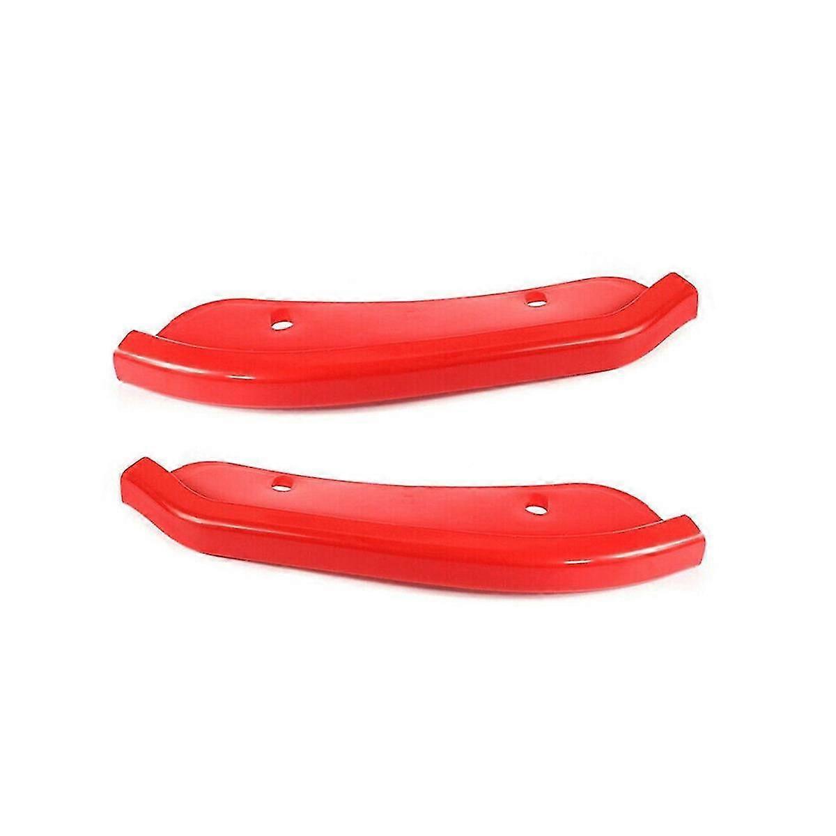For Pack 68327082aa 68327083aa Front Bumper Lip Splitter Protector Red