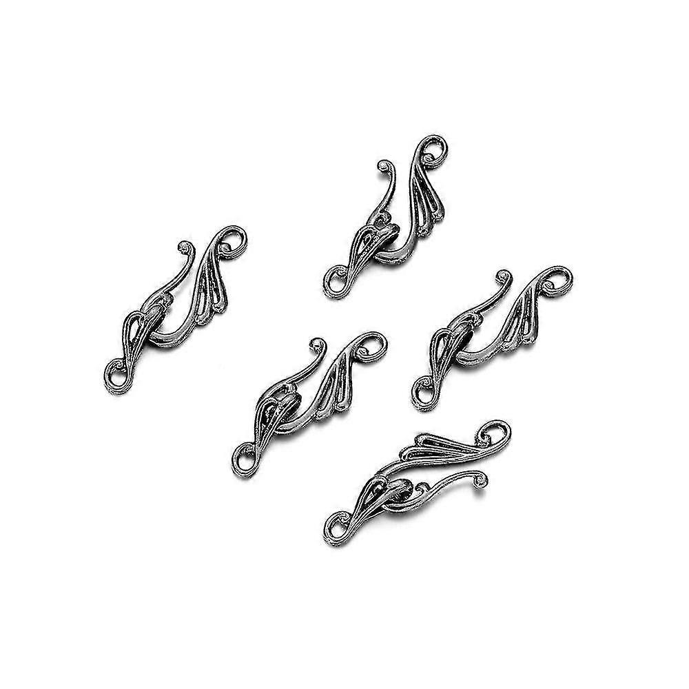 10pcs/pack Antique Bronze Musical Note Shape Clasps Hooks