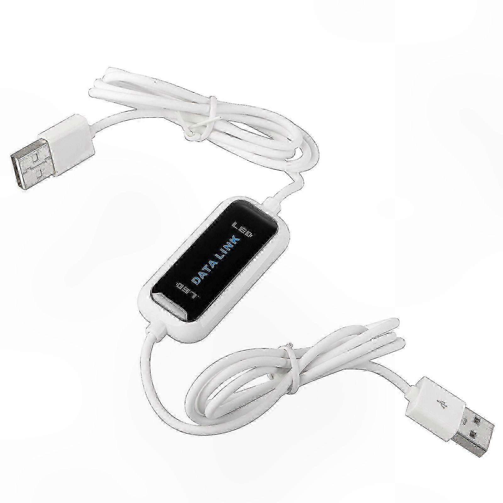 USB Cable for PC to PC Data Transfer and File Sync with Easy Computer Connection