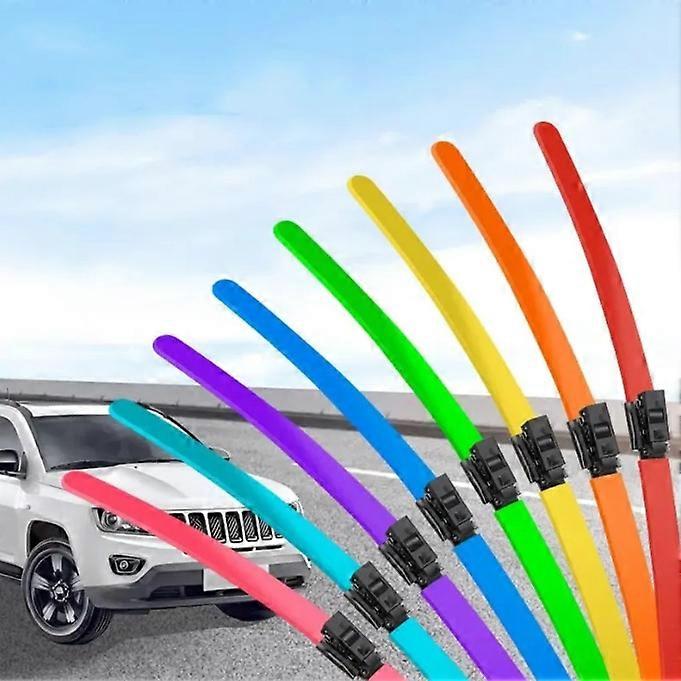 Essuie-glaces sans os colorés