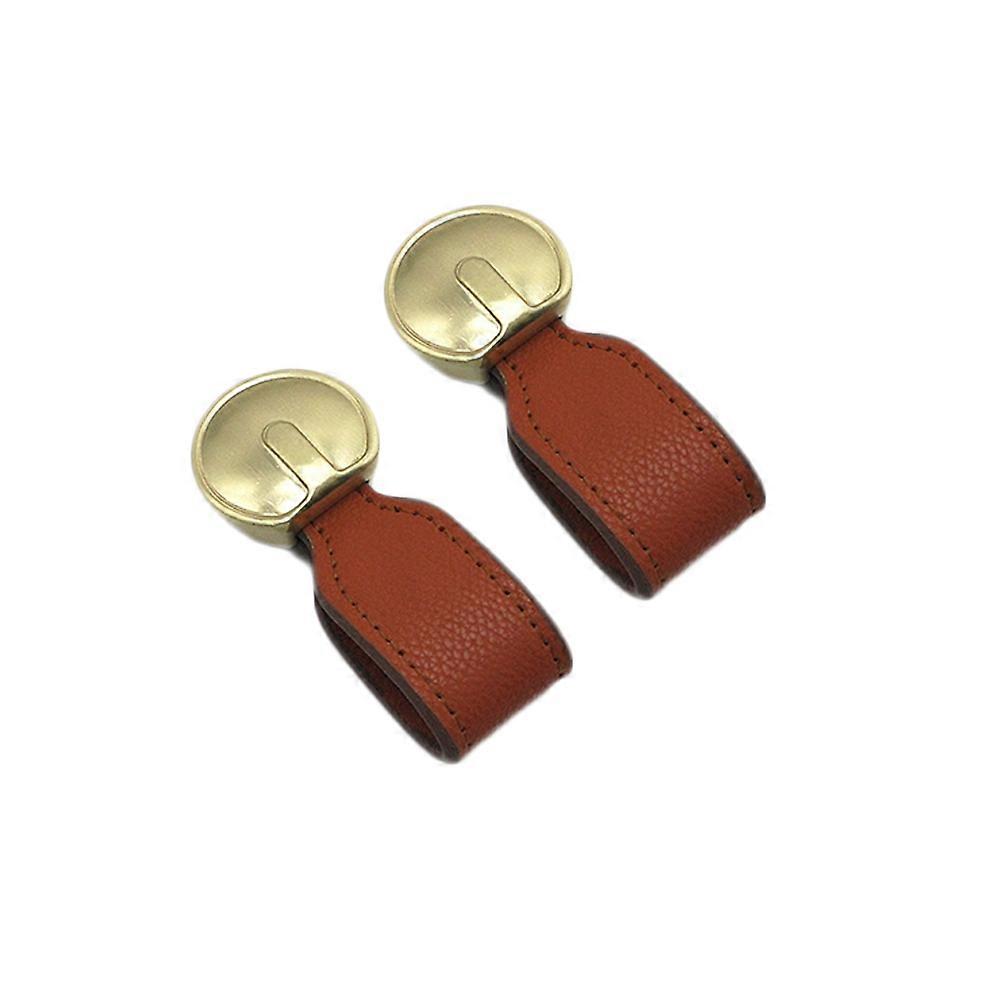 Cupboard Door Handle Drawer Pull Handle for 2Pcs Brown Home Use
