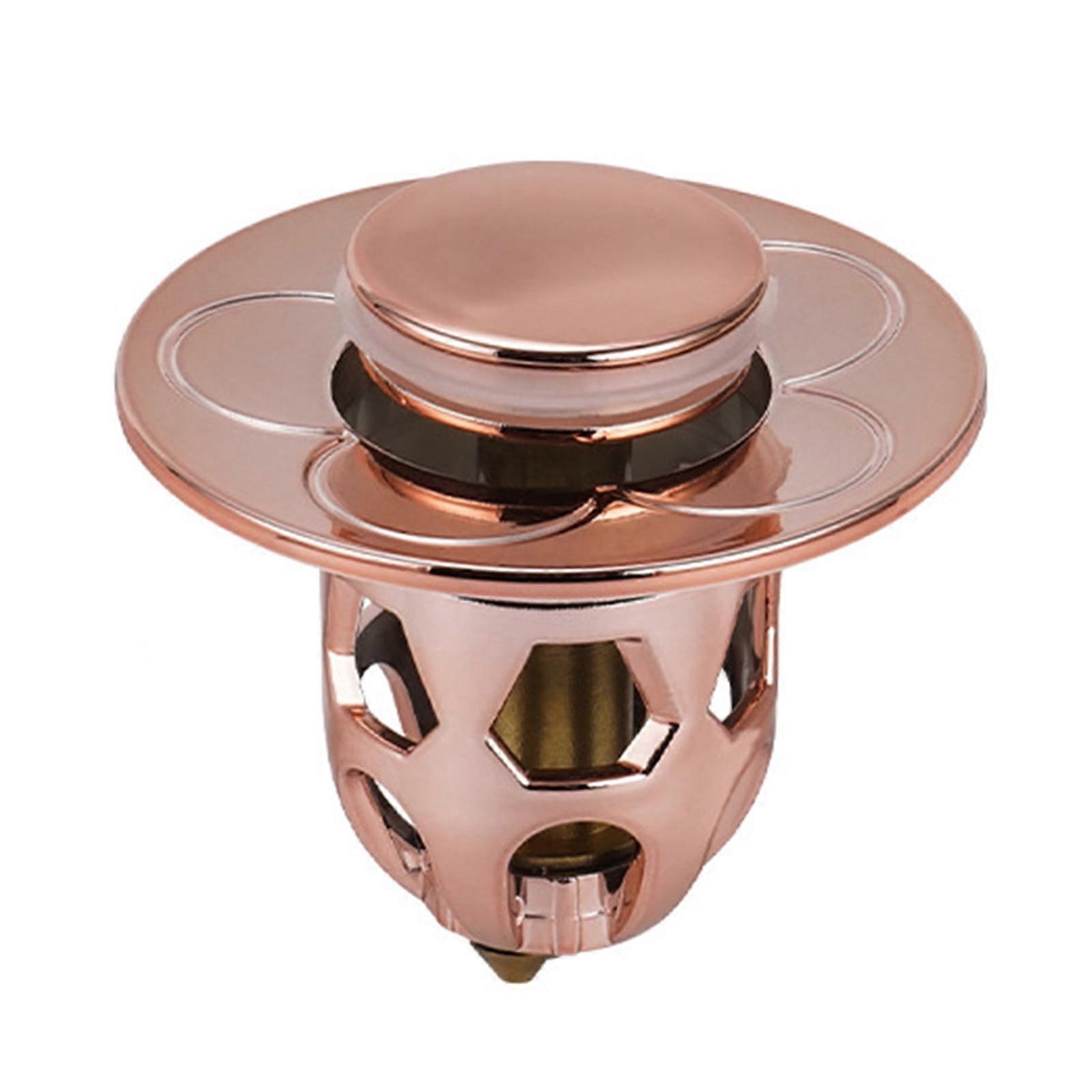 Pop-Up Basin Drain Plug Replacement for Bathroom: Good Sealing, Anti-Clogging, Push-Type, Bounce Sink Drain