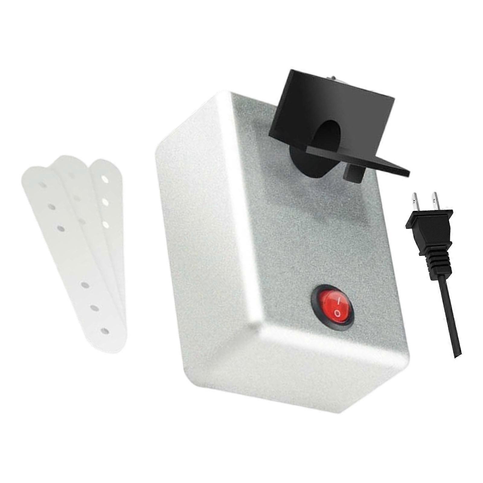 Compact Portable nail polishes Shaking Machine Quiet Operation Lasting ABS Construction Non Slip Base Design  Silver