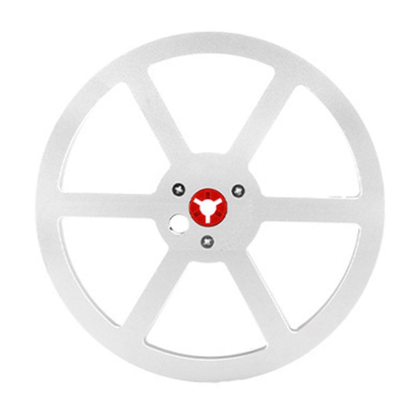 Effortless Setups Reel Machine Adapter 7Inch Open Reel Accessory Reinforced Metal 6 Hole Structure  silver red