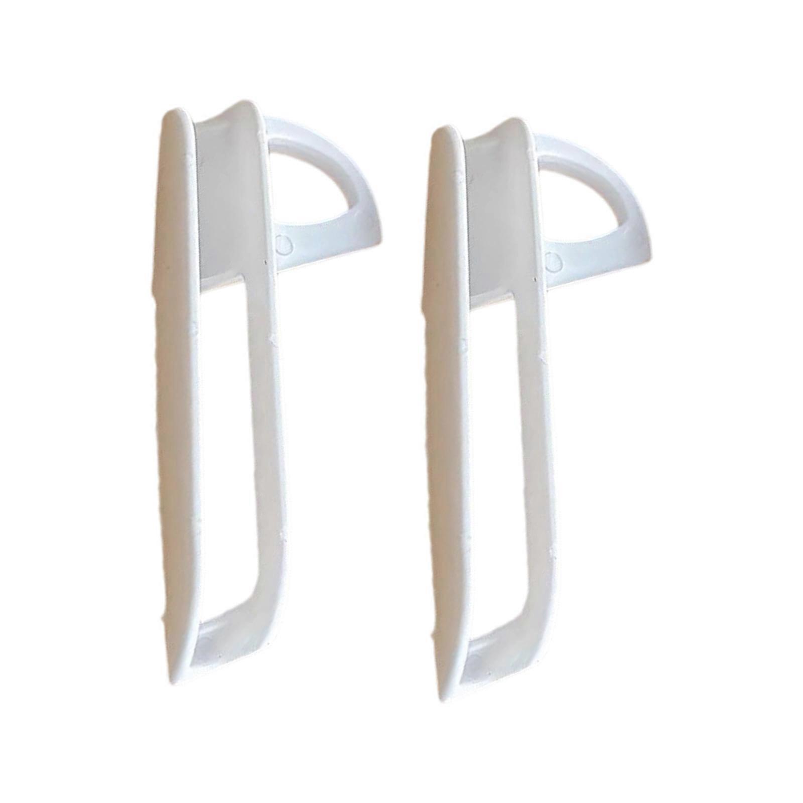 2 Piece Childproof High Chair Buckles Reinforced Plastic Fasteners Feature Convenient Installation For Stable Seating Multicolor