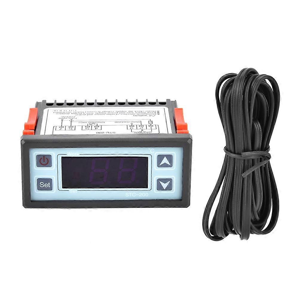 STC‑200 Digital Microcomputer Thermostat Temperature Controller with Refrigeration Heating