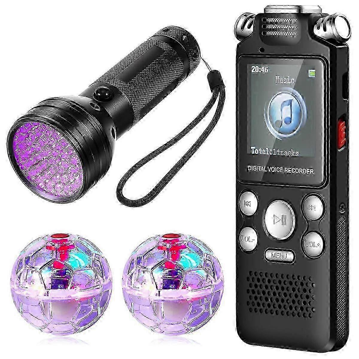 ​Paranormal Investigation Set With UV Light And Voice Recorder For Ghost Hunting And EVP Sessions​