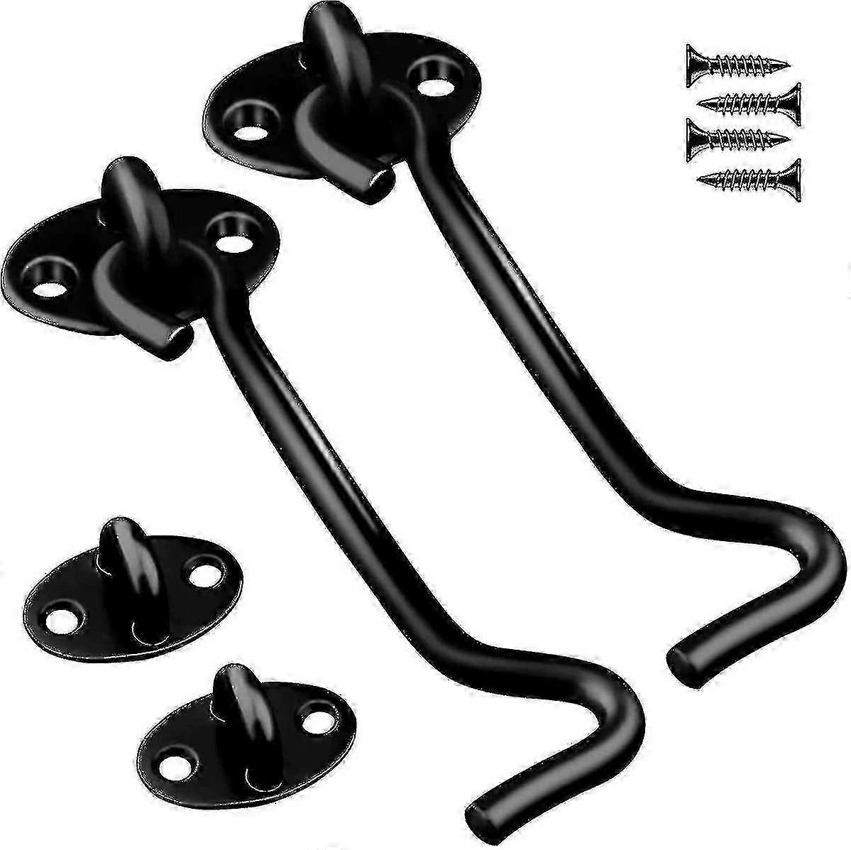 Cabin Hook and Latch Set for Secure Door Fastening