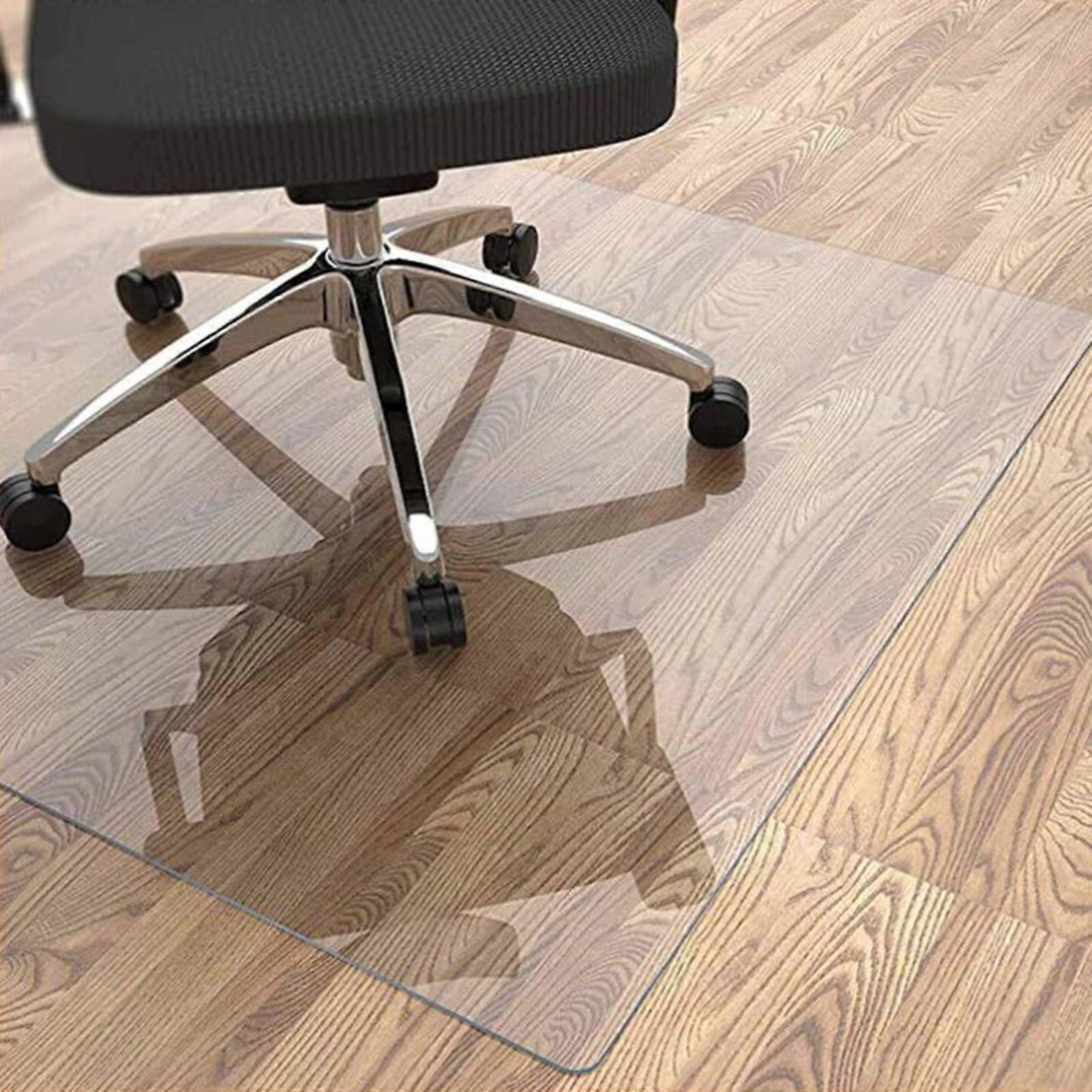 Clear Table Protector Mat 1mm Thick NonSlip Transparent Floor Cover for Hard Surface and Carpet 122x579cm